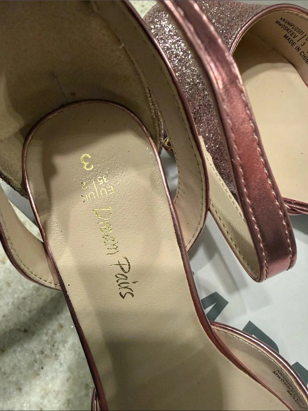 Dream Pairs sparkling rose